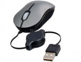Mini Mouse Óptico com Cabo Stretchable (Cinza)Cod103
