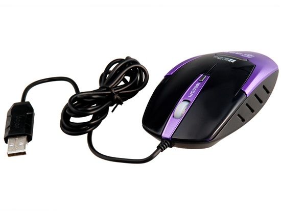 Mouse com fio DY-206 (Roxo) Cod.108