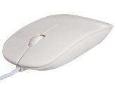 Mouse óptico com fio Ultra-slim (branco)Cod. 123