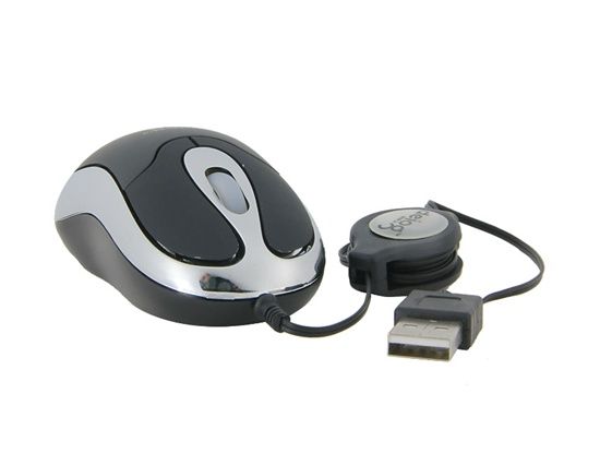 Mouse óptico com fio DY4901(Preto)Cod.112