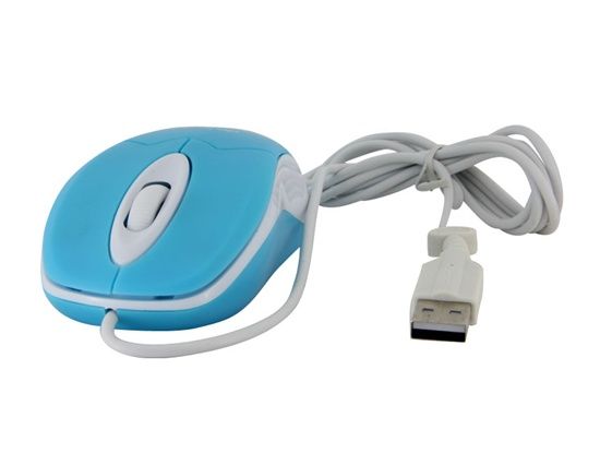 Mouse DY-210 com fio (azul)Cod.109