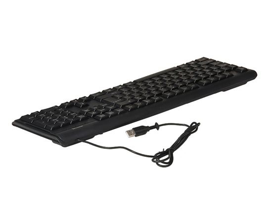 Teclado com fio USB Ultra-slim (preto) Cod. 202